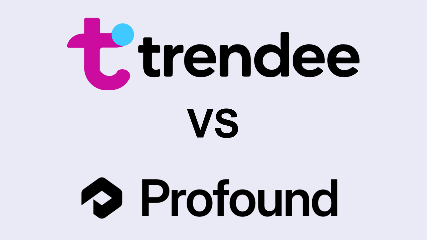 Trendee vs Profound:2025年GEO服务商深度对比评测